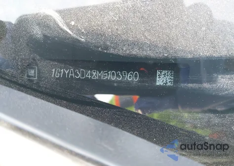 2021 Chevrolet Corvette Stingray из США, поврежденный, VIN 1G1YA3D48M5103960